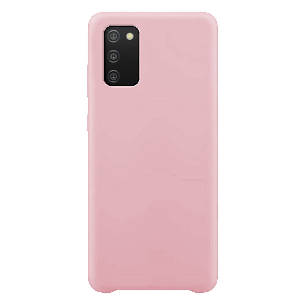 Чохол накладка Samsung A03S Silicone Protective Pink - -