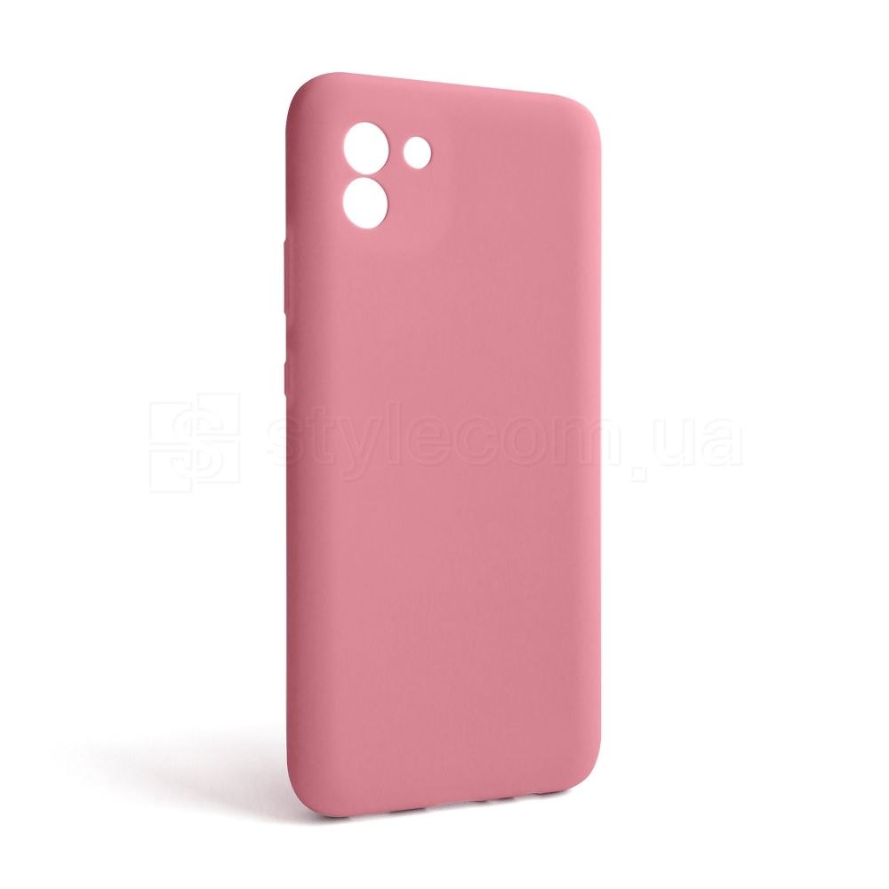 Чохол наклада Silicone Case Samsung A03 Sand Pink - -