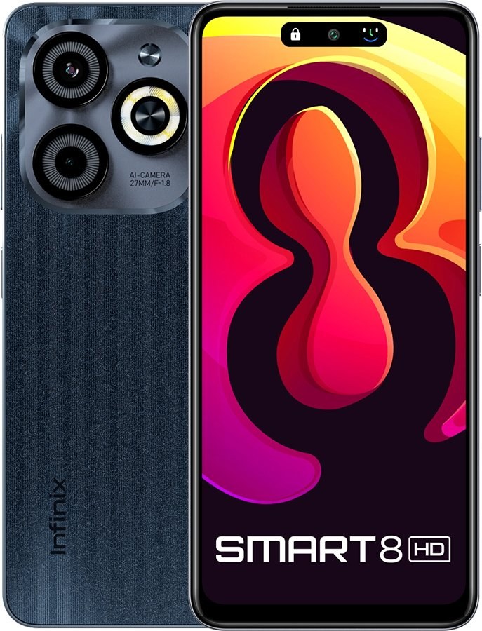 Захисне скло Golden Armor Infinix Smart 8/8 HD Black - -