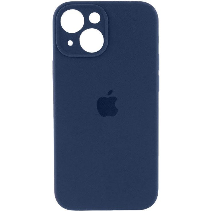 Чохол Накладка Silicone Case AG-Glass Box Separate Camera IPhone 15 Pro Темно синій - -