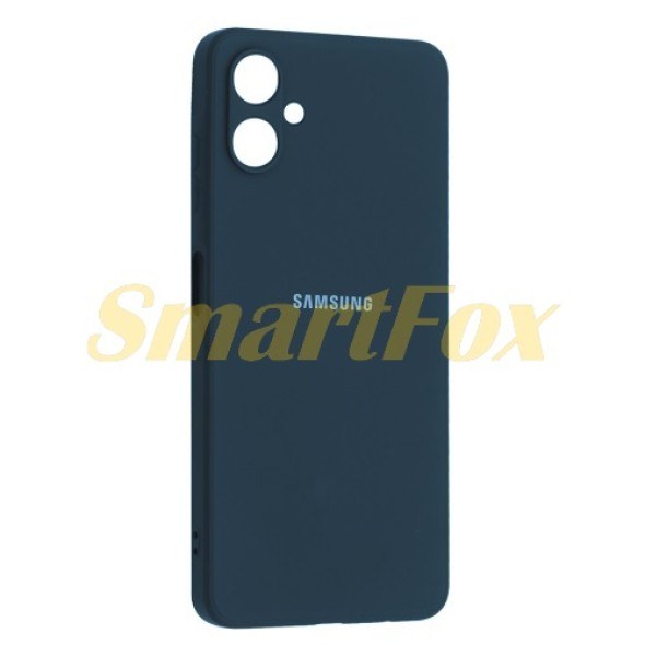 Чохол накладка Silicone Full Soft Case Samsung A06 (A065) Dark Blue - -