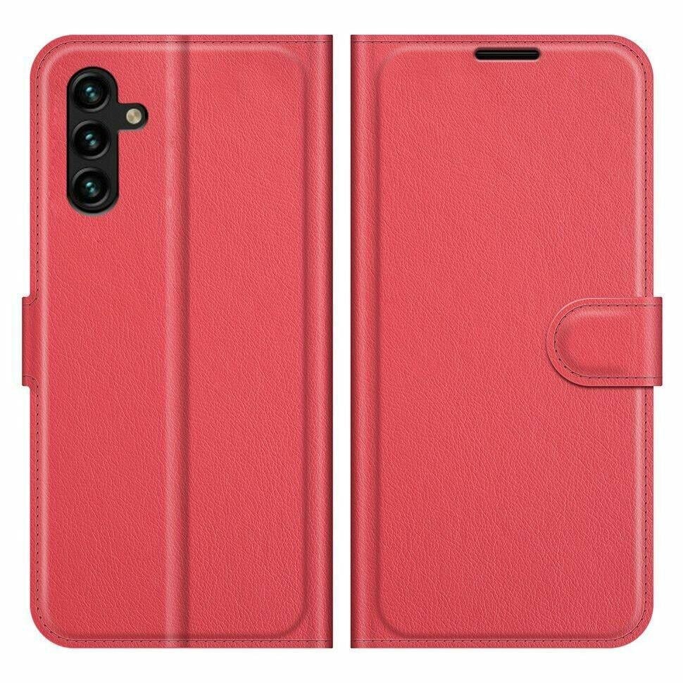 Чохол-книжка Premium Samsung A04s 2022 Red - -