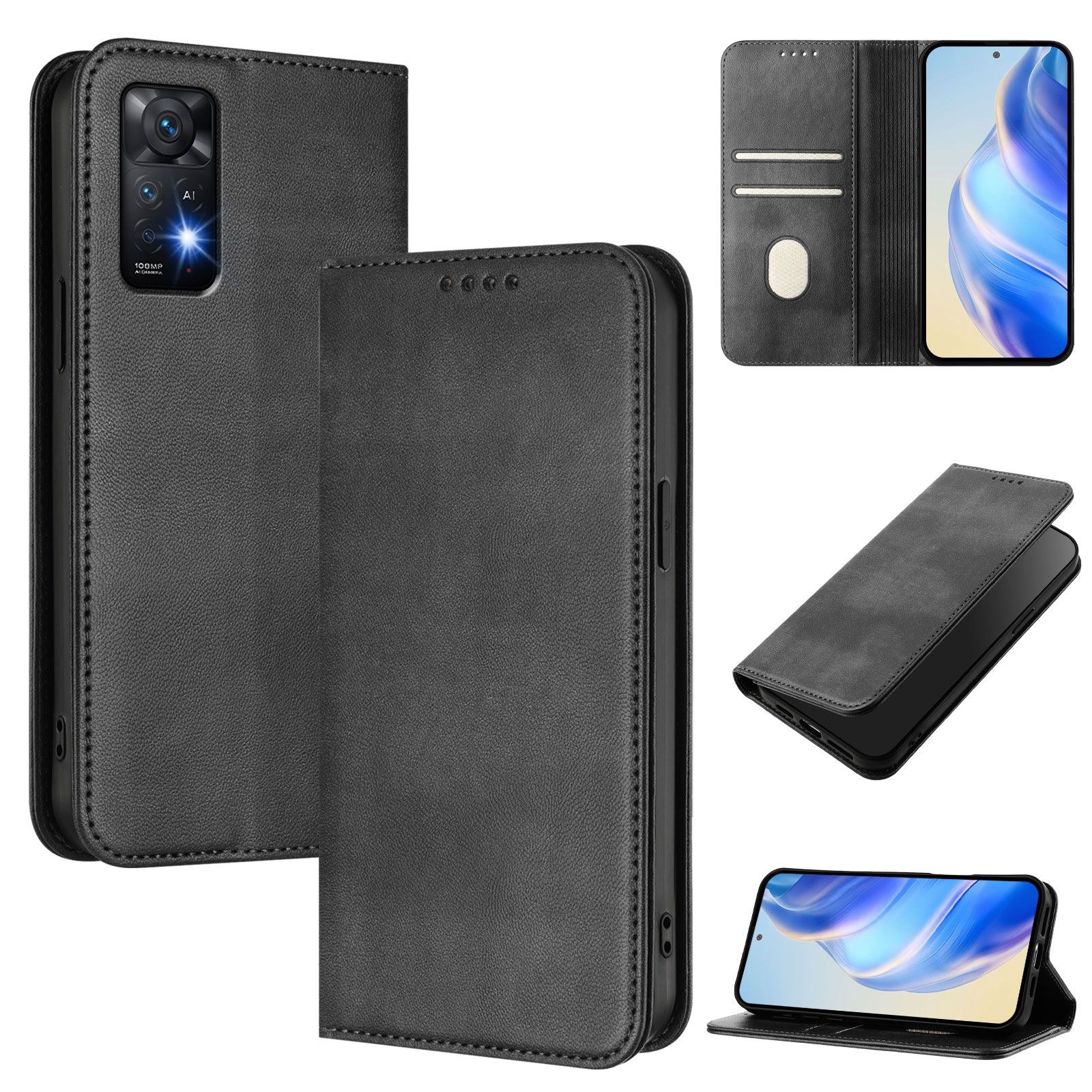 Чохол-книжка Lux Matte Xiaomi Redmi Note 11 Pro 4G/5G/Note 12 Pro Black - -