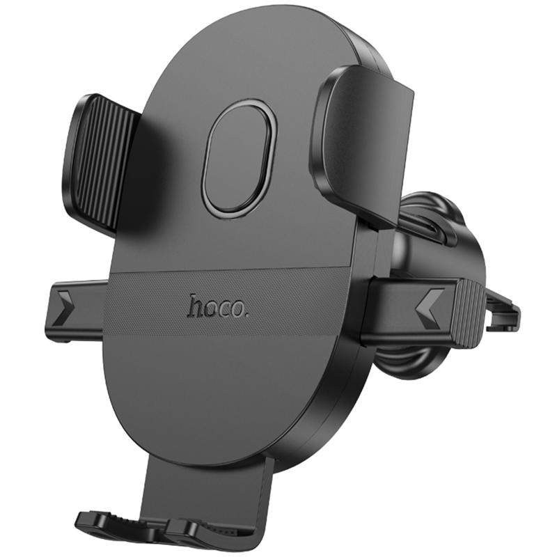 Автотримач Hoco H18 Mighty one-button (air outlet) Black - -
