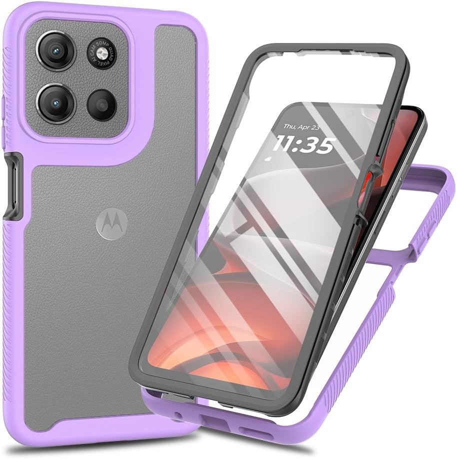 Чохол накладка Silicone Case Motorola Moto G05 / E15 4G Purple - -