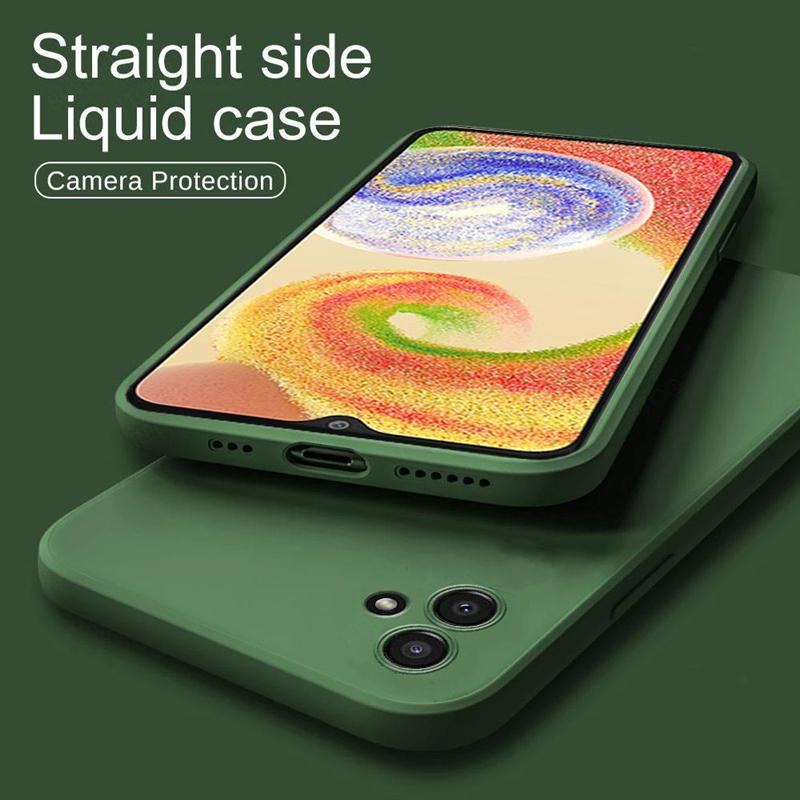 Чохол накладка Silicone Cover Lakshmi Full Camera Samsung Galaxy A04 Dark Green