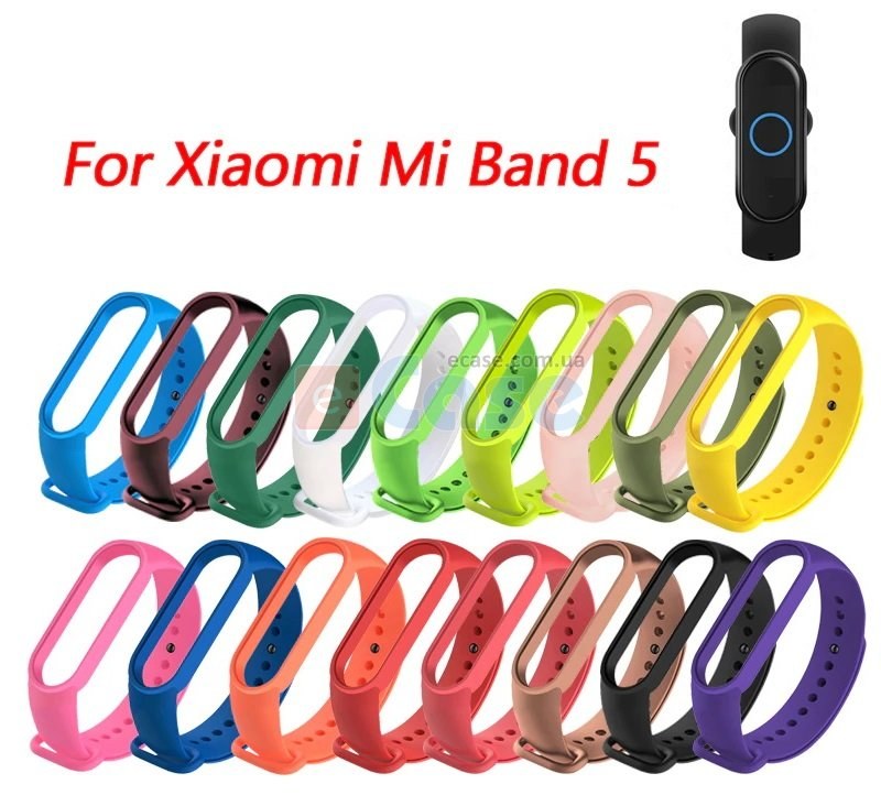 Ремінець для ФБ Xiaomi Mi Band 5 Maroon - -