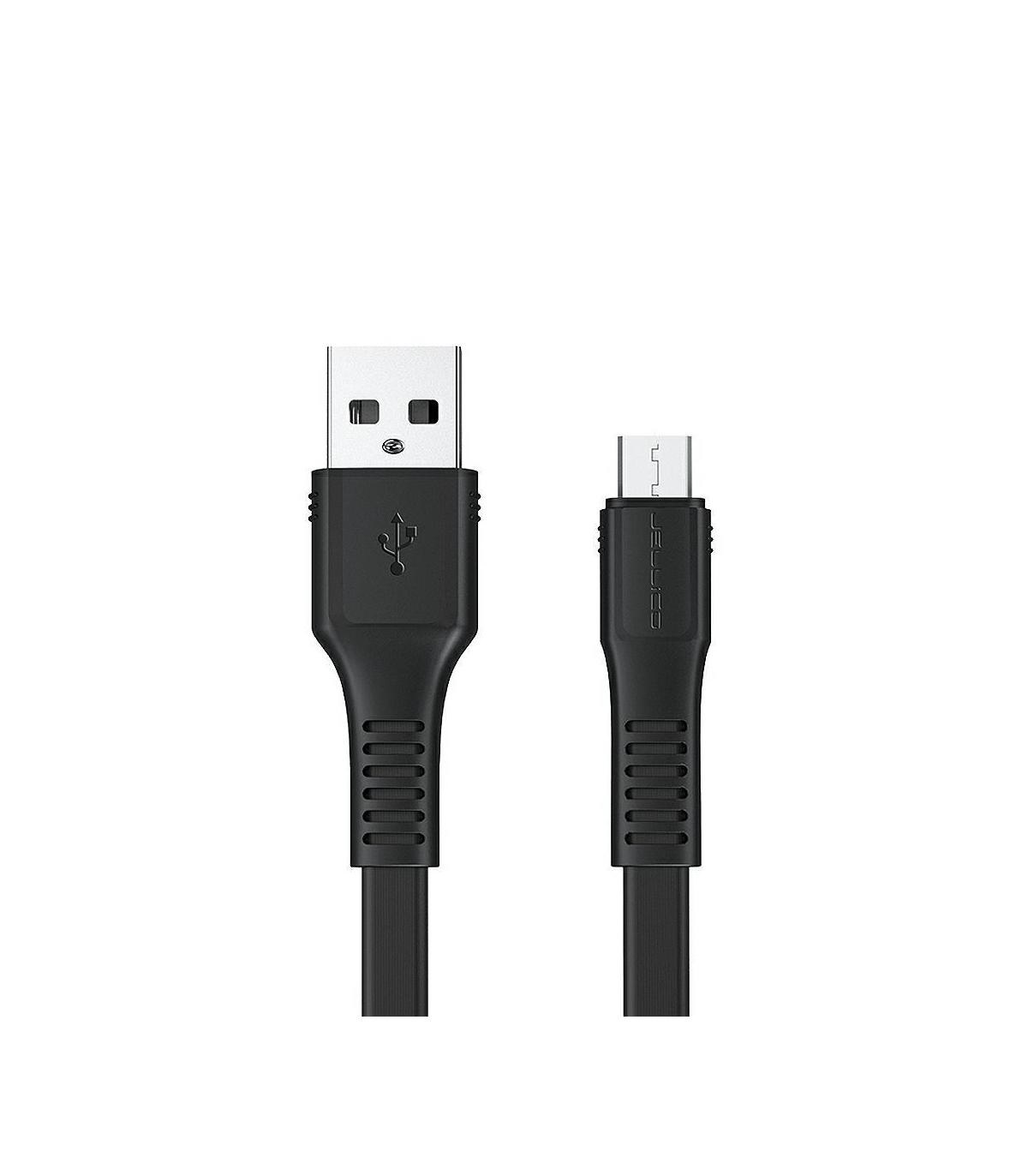 Дата кабель Jellico Micro USB 1m 3.1A Black (KDS-65) - -