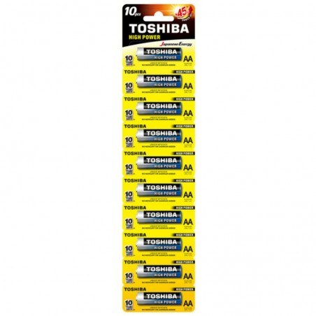 Батарейка TOSHIBA LR03 HP Alkaline BP 1X10 - -