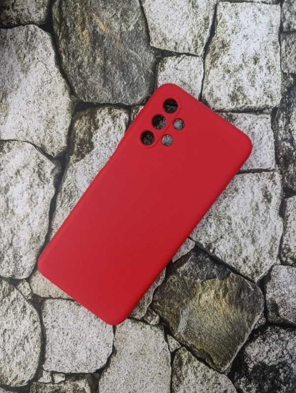 Чохол накладка Matte Lux Samsung A13 4G Red - -