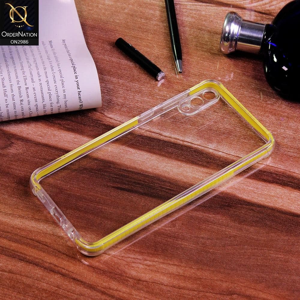 Чохол накладка Samsung A02 (A022) Yellow Silicone Case - -