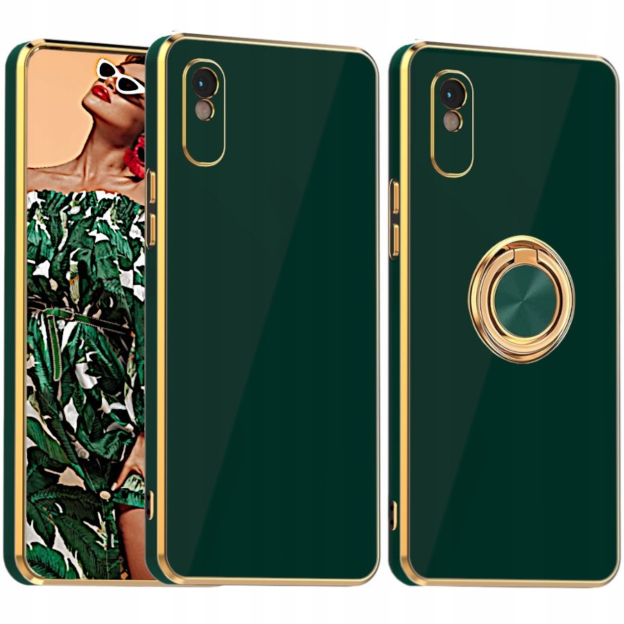 Чохол накладка Ring Case Xiaomi Redmi 9A Green - -