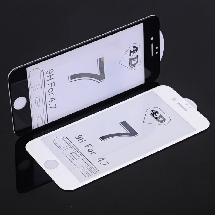 Захисне скло Iphone 7/8 black - -