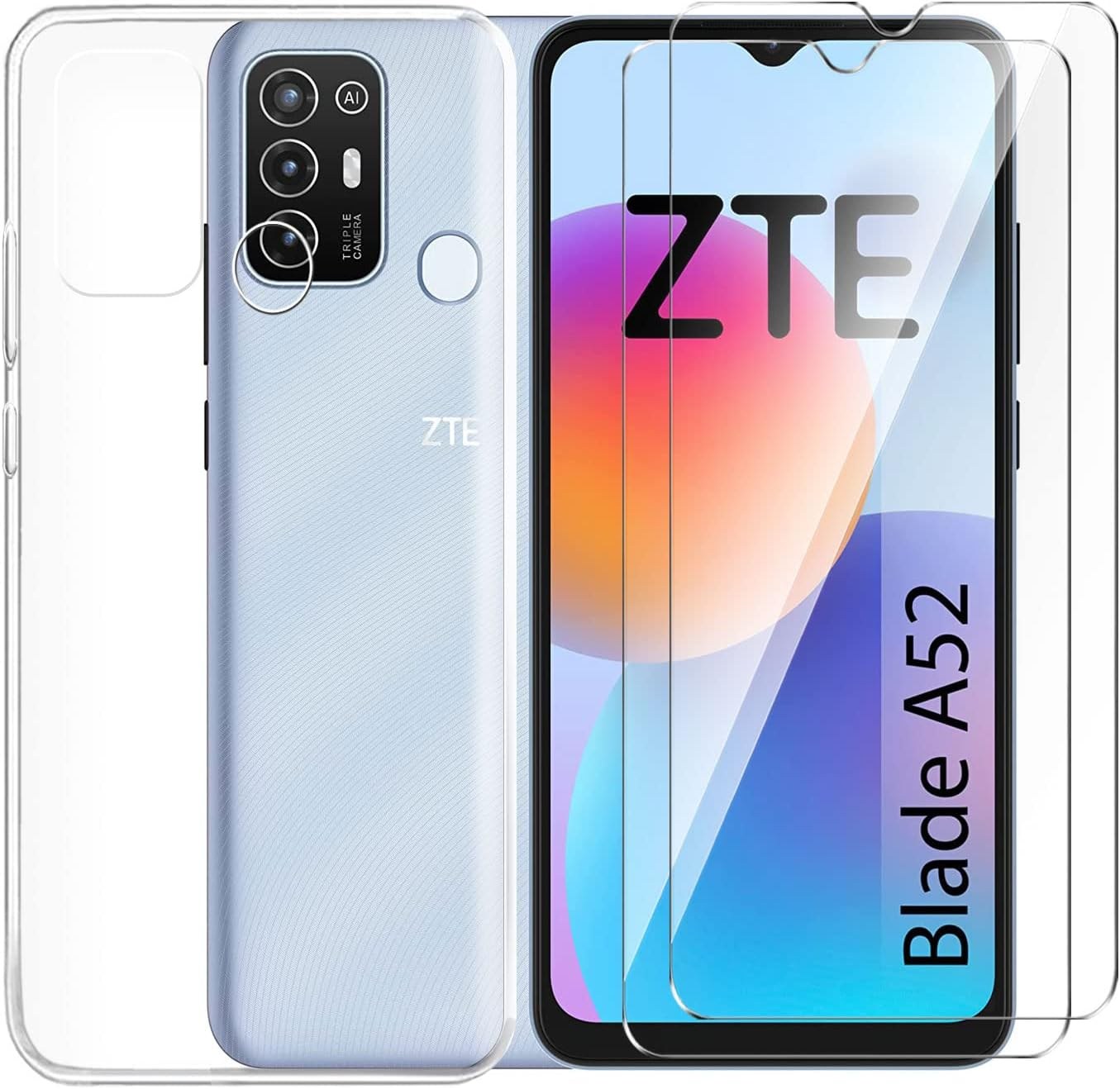 Чохол накладка Air Series ZTE Blade A52  Transparent - -