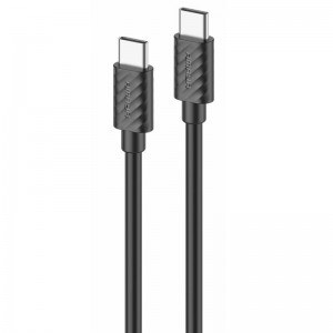 Дата кабель Glasscove FLEX Type-C- Type-C 3A 1m (GF-CC13BK) Black - -