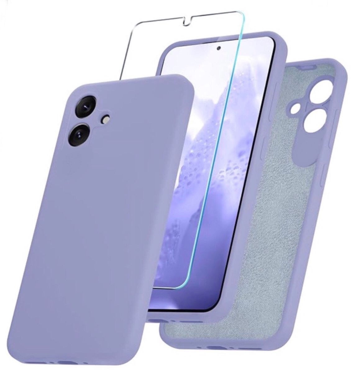 Чохол накладка Silicone Case Samsung A06 4G (A065) Lilac - -