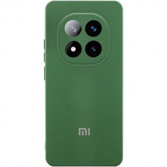 Чохол накладка Silicone Full Soft Case Samsung A06 (A065) Dark Green - -