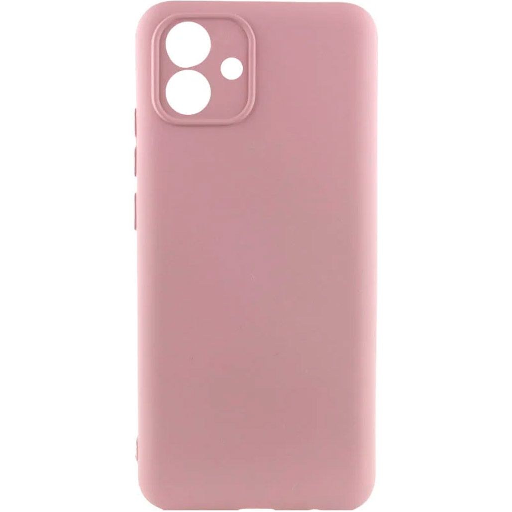 Чохол накладка Silicone Cover Full Camera Samsung Galaxy A05 Pink Sand - -