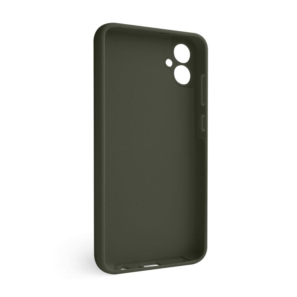 Чохол накладка Silicone Cover Full Camera Samsung Galaxy A05 Dark Green - -