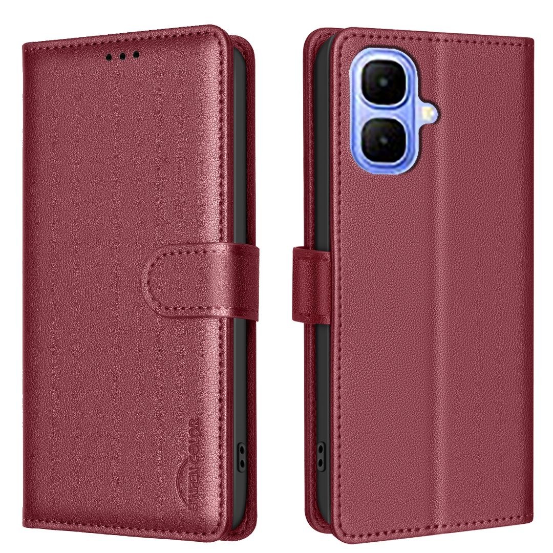 Чохол-книжка Classy Tecno POP 3 bordo - -