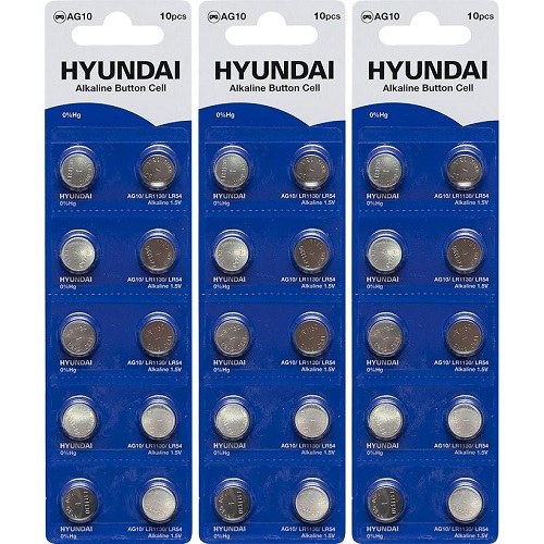 Батарейка HYUNDAI AG10 Blister 10 - -