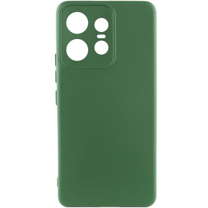 Чохол накладка Silicone Case Full Camera Motorola G15 4G Dark Green