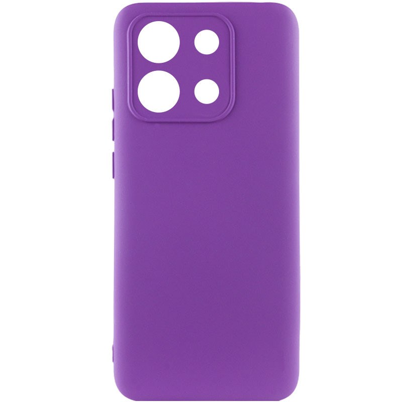 Чохол накладка Silicone Case Full Camera Motorola G15 4G Purple