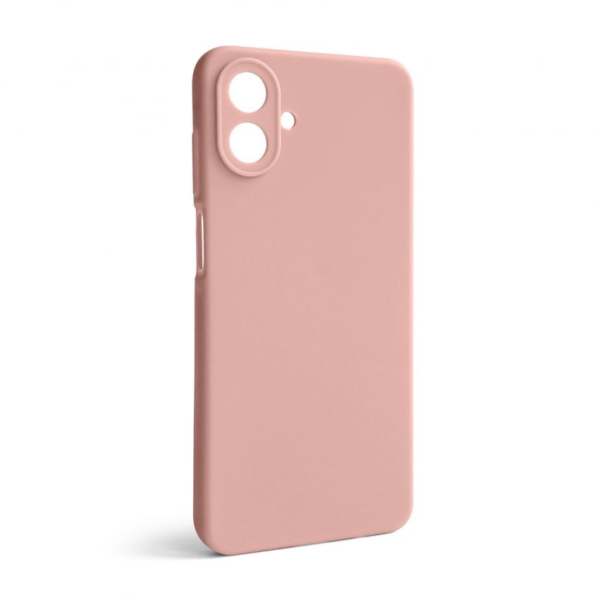 Чохол накладка Silicone Case Full Camera Samsung Galaxy A07 Pink