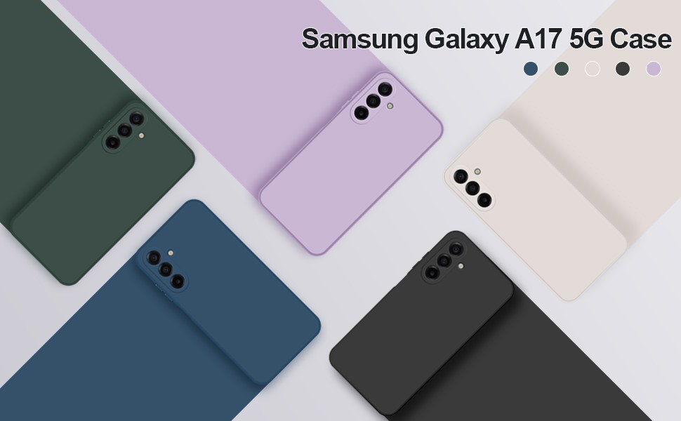 Чохол накладка Silicone Case Full Camera Samsung Galaxy A17 5G Purple