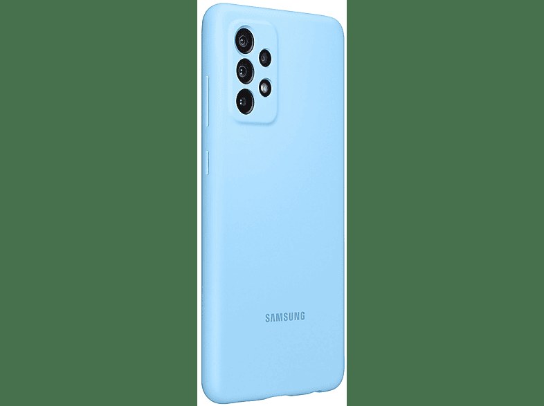 Чохол накладка Samsung A72 Blue Silicone Case Full Protectiv - -