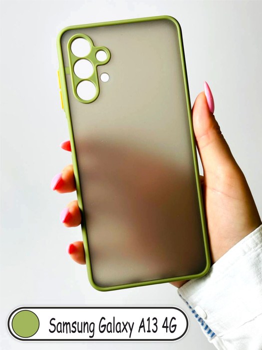 Чохол накладка Matte Lux Samsung A13 4G Green - -