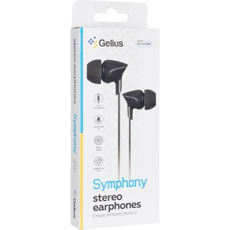 Навушники Gelius Ultra Symphony GU-080 (3.5 Jack) Black