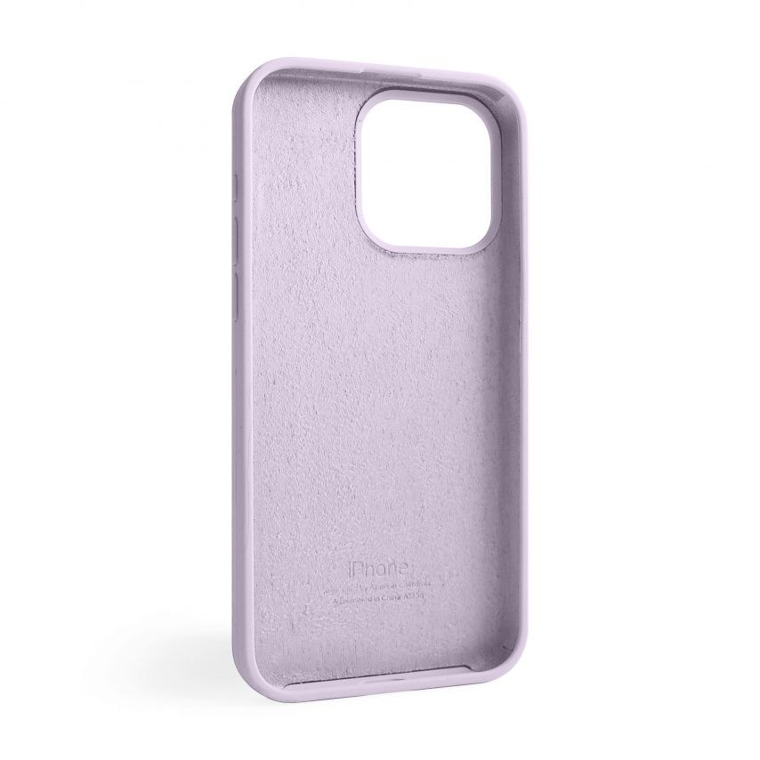 Чохол накладка Silicone Case Full Camera iPhone 15 Pro Violet Lilac - -
