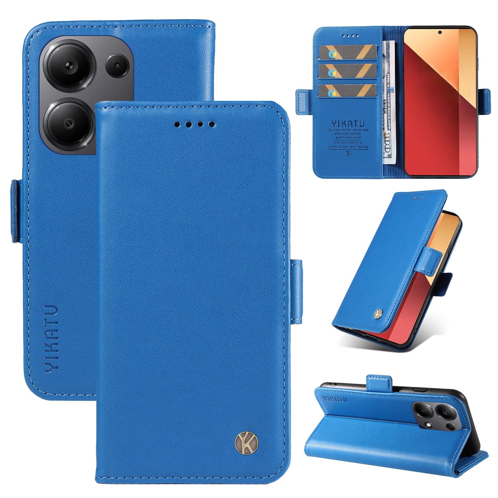 Чохол-книжка Xiaomi Redmi Note 13 Pro 4G/Note 14S (Рожеве золото) - -
