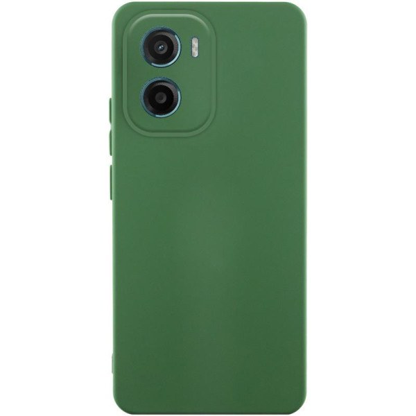 Чохол накладка Silicone Case Full Camera Motorola Moto G05 / E15 4G Dark Green