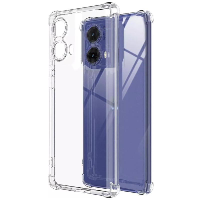 Чохол накладка TPU GETMAN Ease logo посилені кути Full Camera Motorola Moto G05 / E15 Прозорий - -