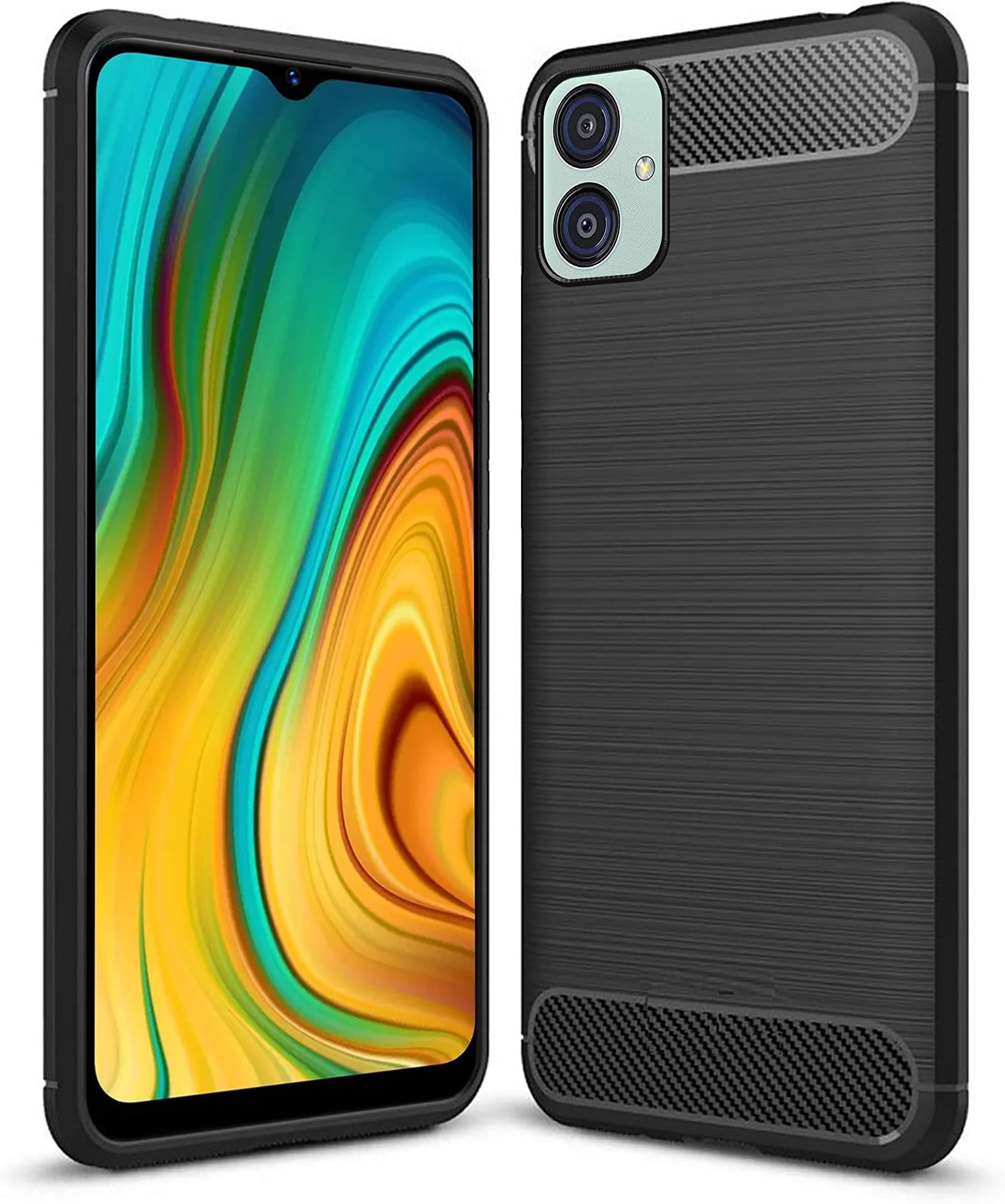 Чохол накладка Frosted Matte Samsung A04e /  M04 / F04 Black - -