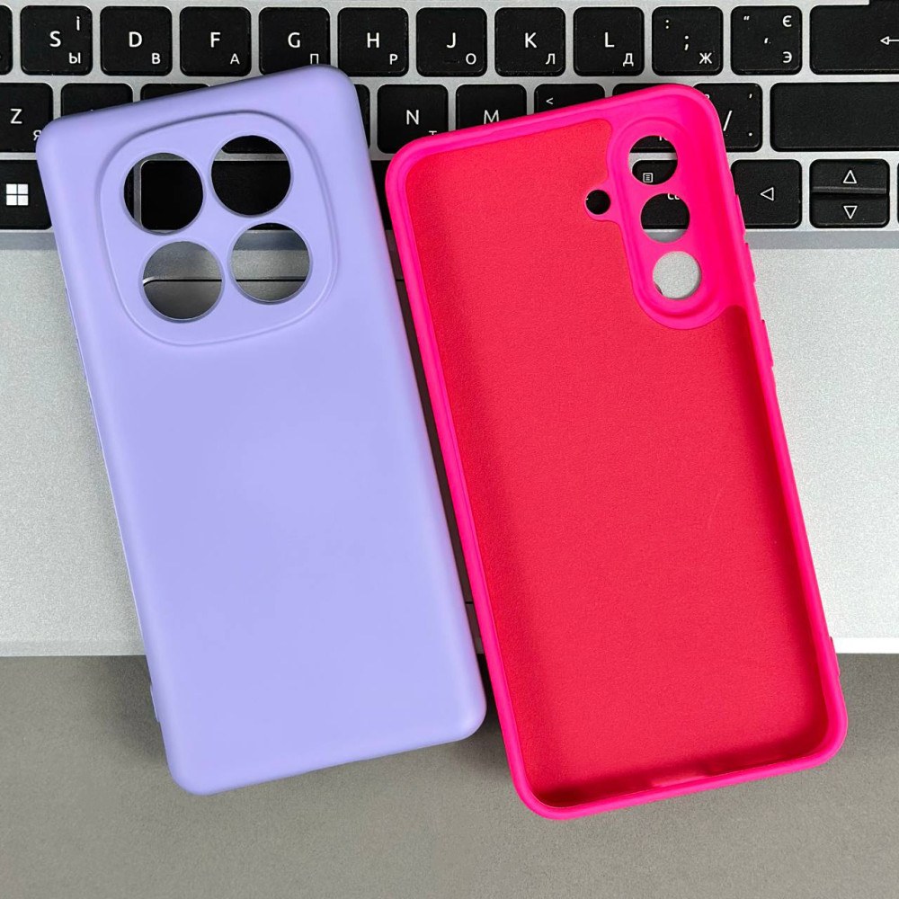 Чохол накладка Silicone Cover Full Camera Xiaomi Redmi Note 13 Pro 4G/ Note 14S Yellow - -
