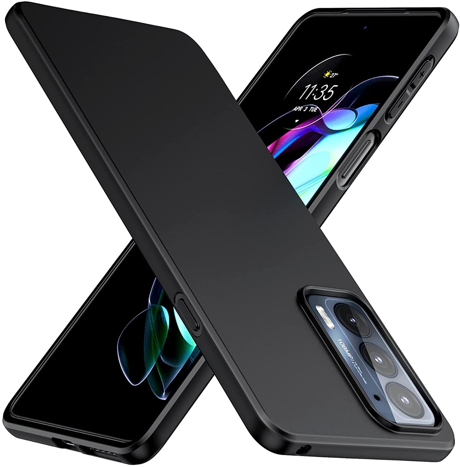 Чохол накладка TPU Matte Slim Fit Motorola G41 Black - -