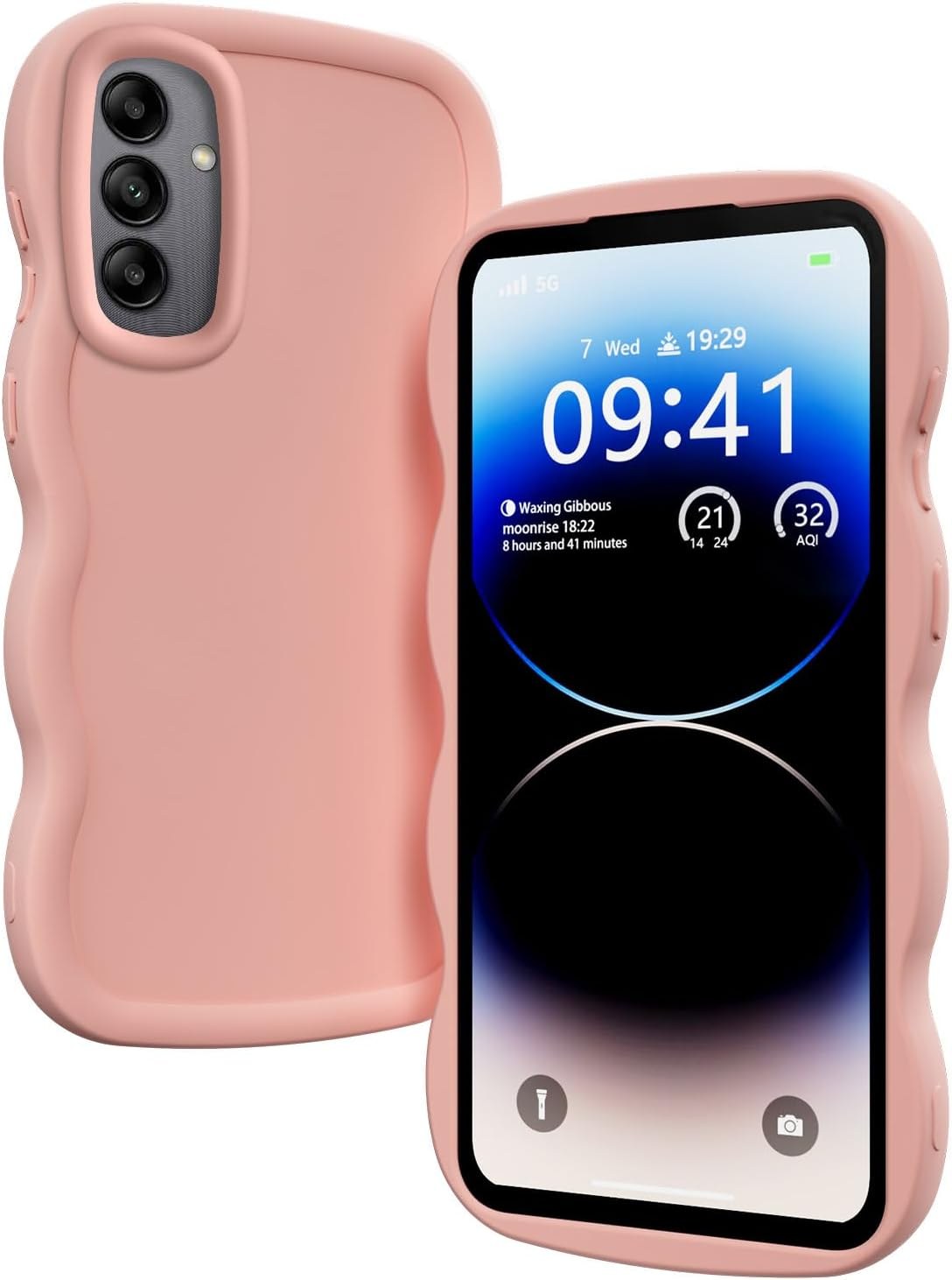 Чохол накладка Silicone Cover Full Camera Samsung Galaxy A05S Pink - -