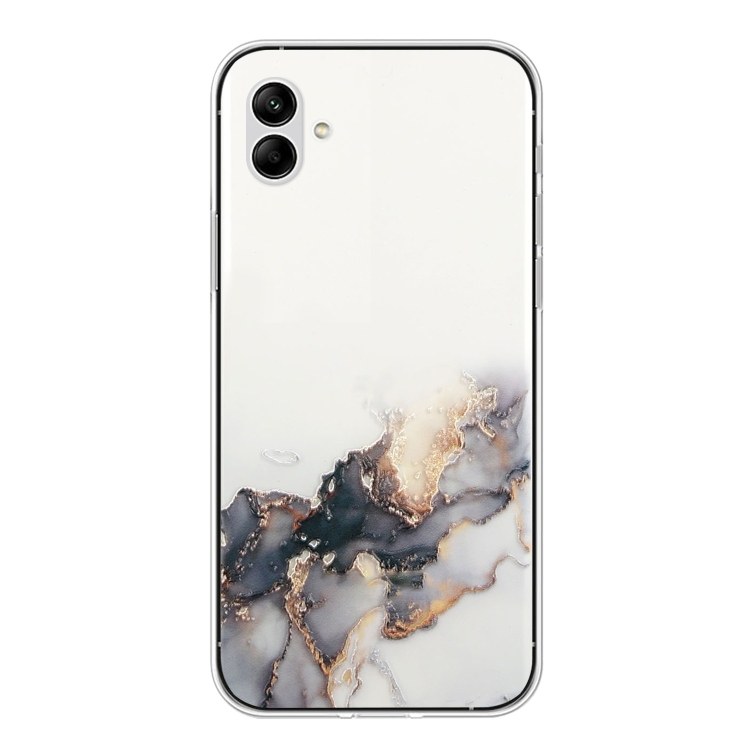 Чохол накладка Pattern and Glass Case Marble Samsung A04e Marble Grey - -