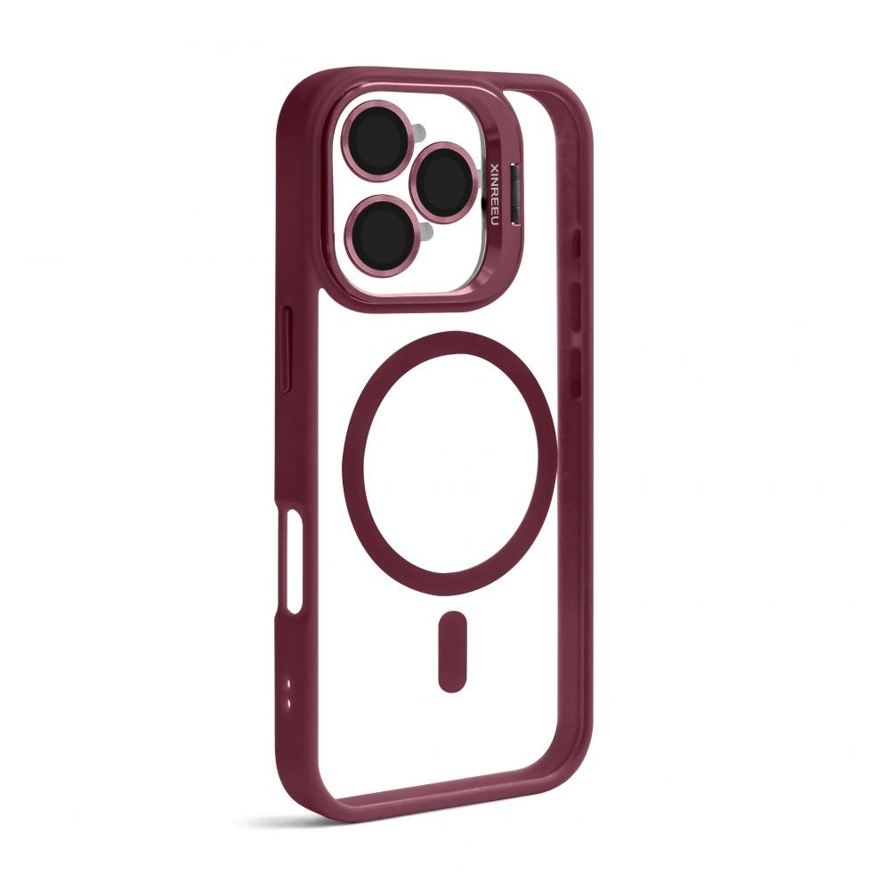 Чохол накладка Monro MagSafe iPhone 15 Burgundy - -