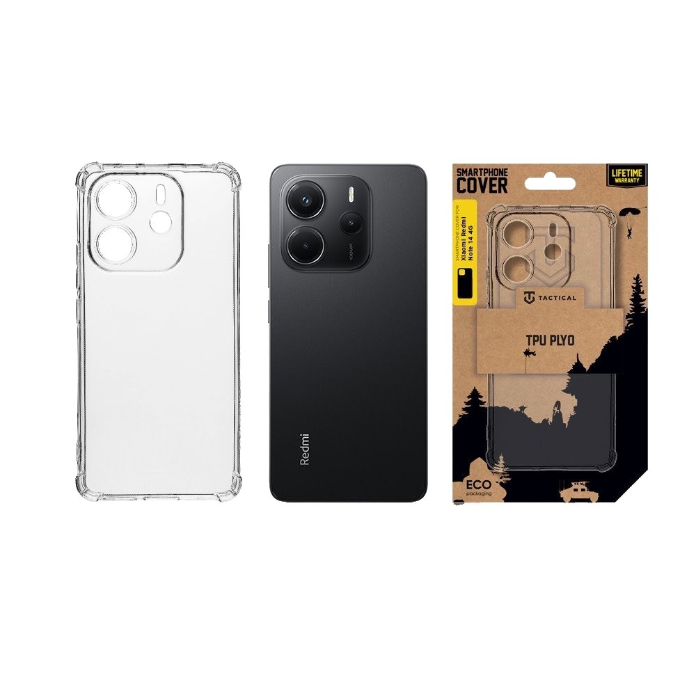 Чохол накладка TPU Xiaomi Redmi Note 14 4G Transparent - -