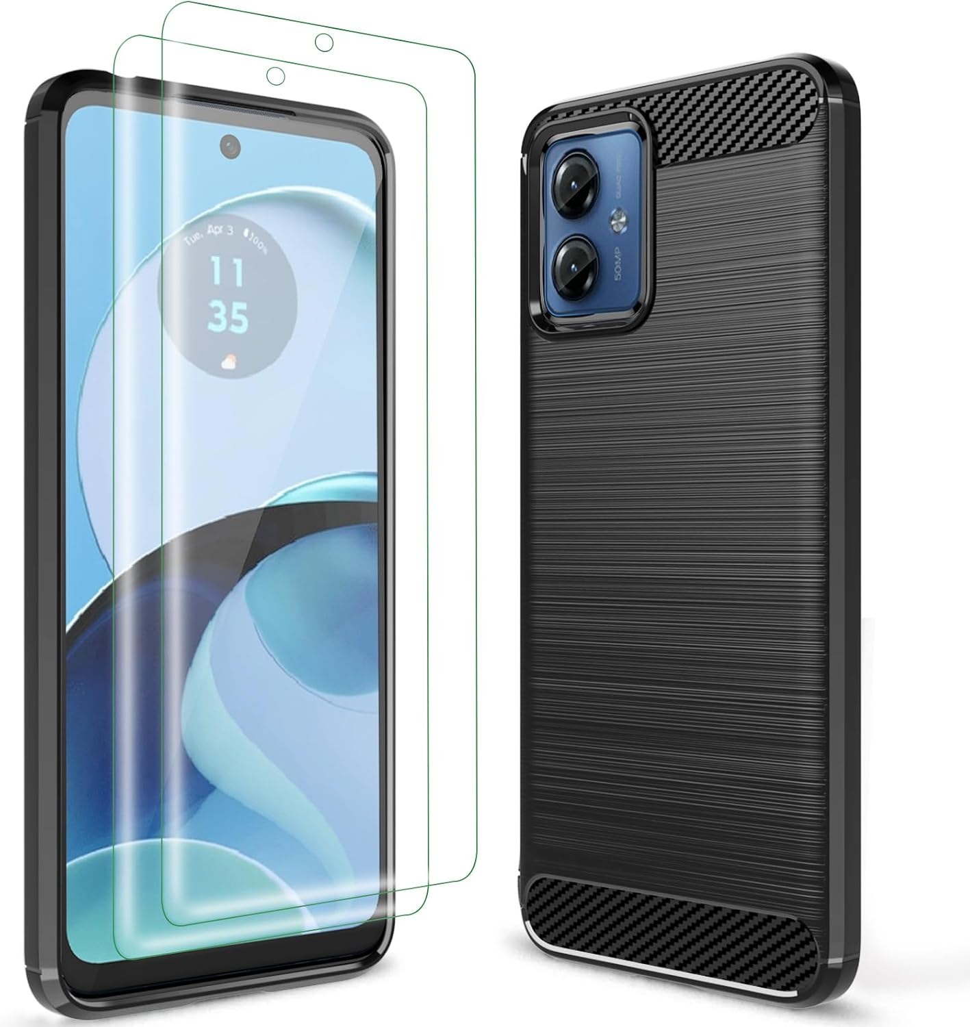 Чохол накладка TPU+PC Lyon Frosted Motorola G14 Black - -