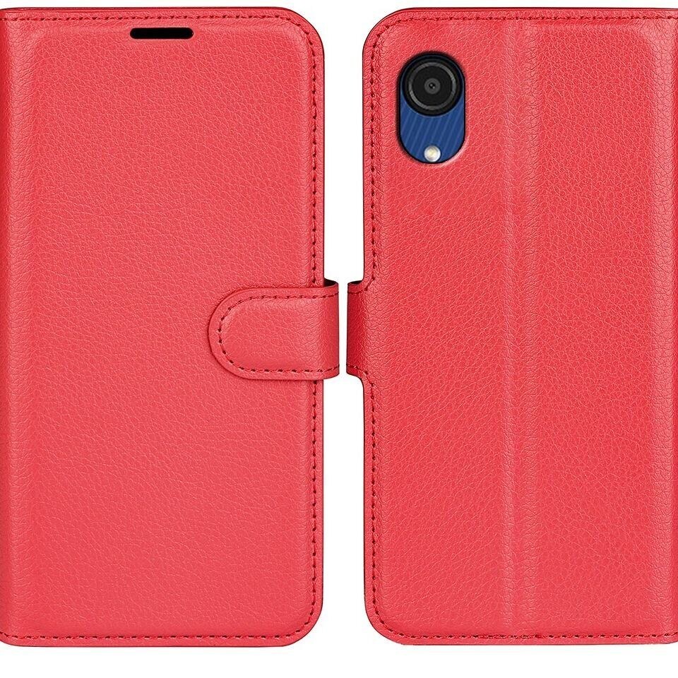 Чохол-книжка Samsung A03 Red - -