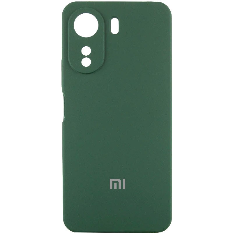 Чохол накладка Silicone Case Xiaomi Redmi 13C/Poco C65 Dark Green - -