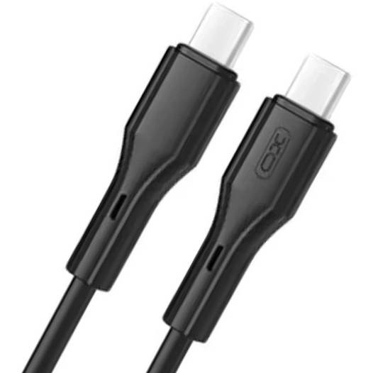 Дата кабель XO NB-Q231B Type-C to Type-C 60W Black - -