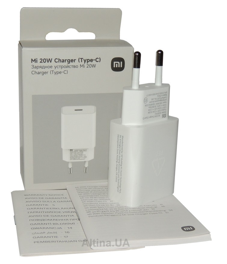 МЗП Xiaomi 20W Type-C (BHR4927GL) White