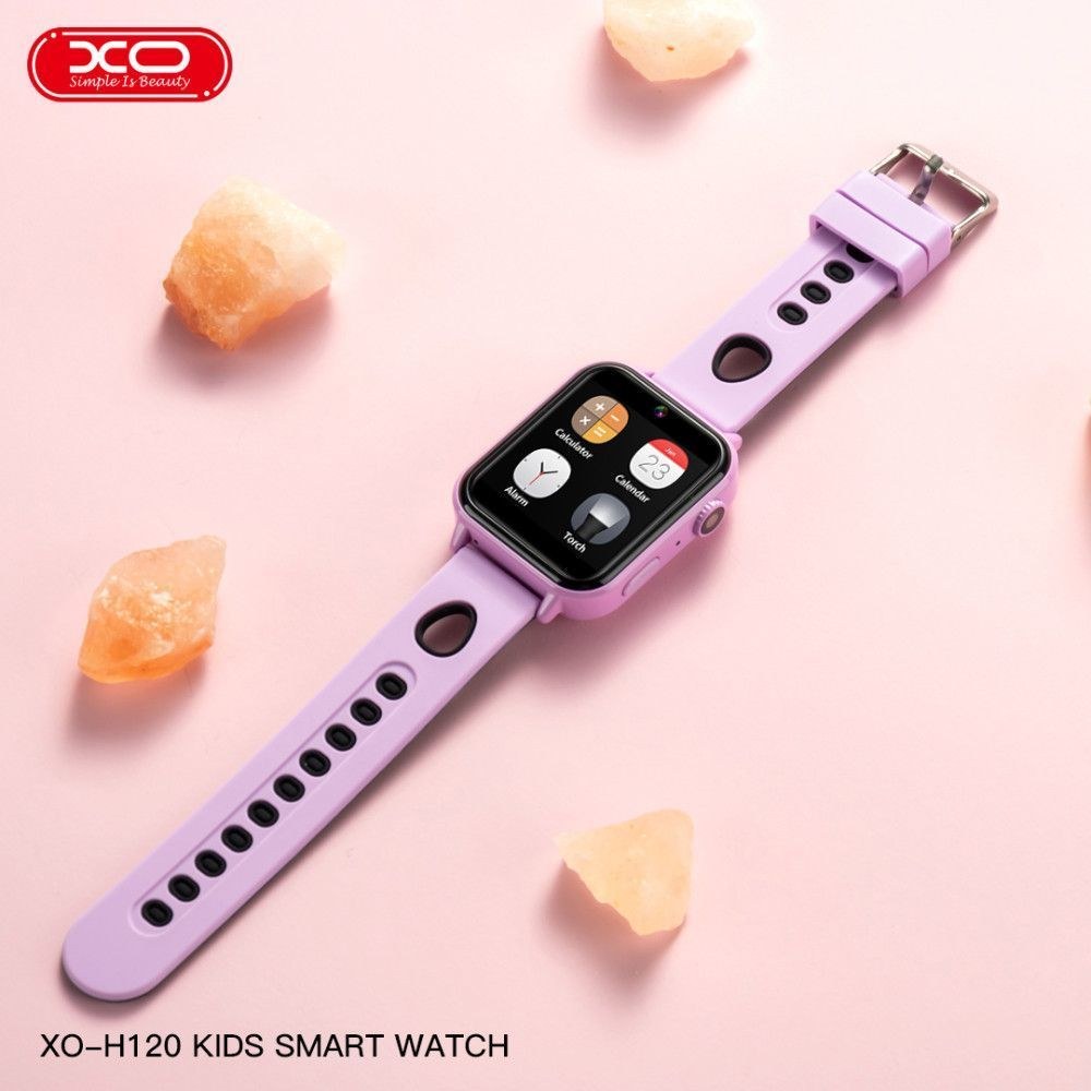 Дитячий годинник Smart Baby watch XO-H120 Purple - -