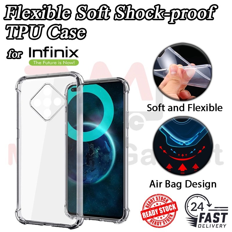 Чохол накладка TPU SHOCKPROOF Infinix Smart 8 прозорий - -